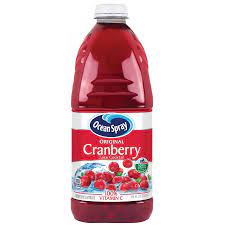 [20218] Ocean Spray 100% Cranberry Juice 96fl