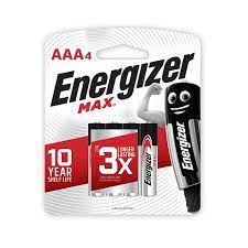 [92019] Energizer Max AAA4