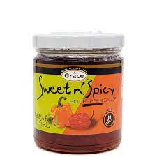 [101290] Grace Sweet and Spicy Hot Pepper Sauce 253ml