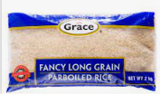 [101075] Grace Fancy Long Grain Parboiled Rice 2kg