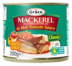 [101242] Grace Mackerel in Hot Sauce 200g